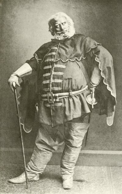 Mr Beerbohm Tree as Falstaff by English Photographer